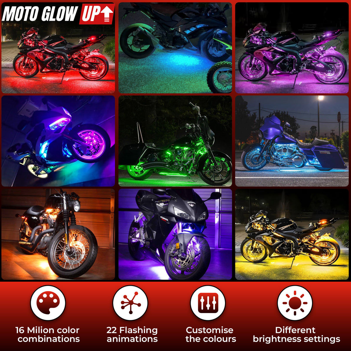 Easy Install Moto Light Kit